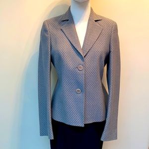 Zanella gray and taupe blazer